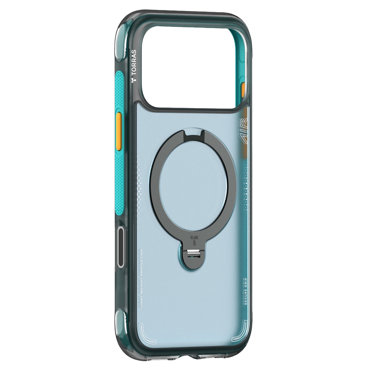 Torras Apple iPhone 18 Pro Ostand Q3 Air Standlı Magsafe Kapak – Yeşil görseli 3