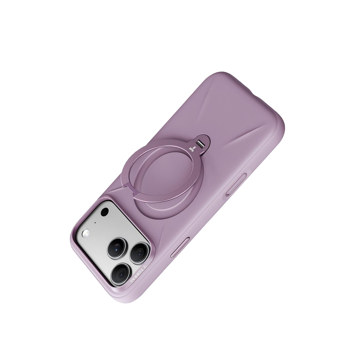Torras Apple iPhone 18 Pro Ostand Q3 Silicone Standlı Magsafe Kapak – Bordo görseli 3