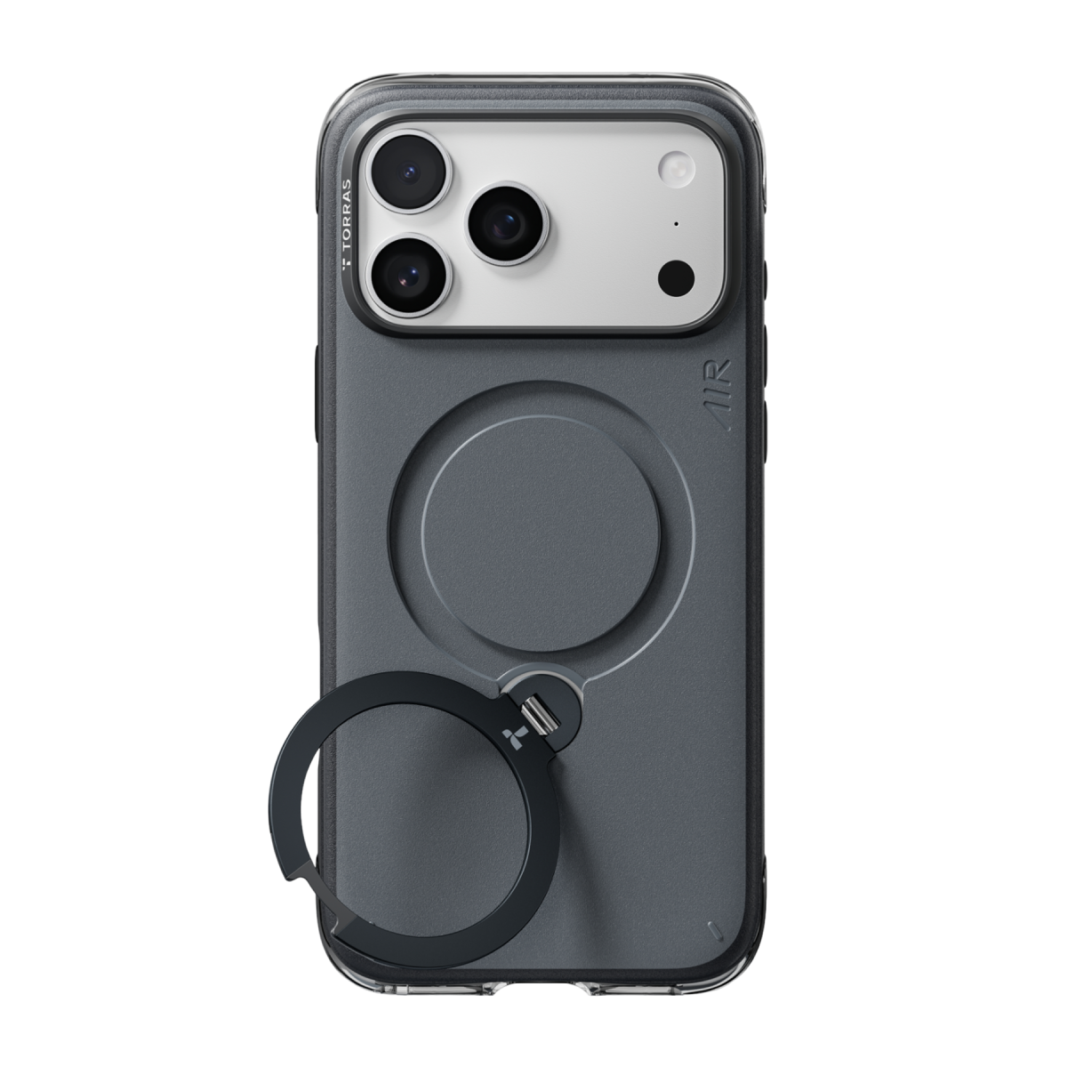 Torras Apple iPhone 18 Pro Q3 Air Essential Standlı Magsafe Kapak – Siyah görseli 2