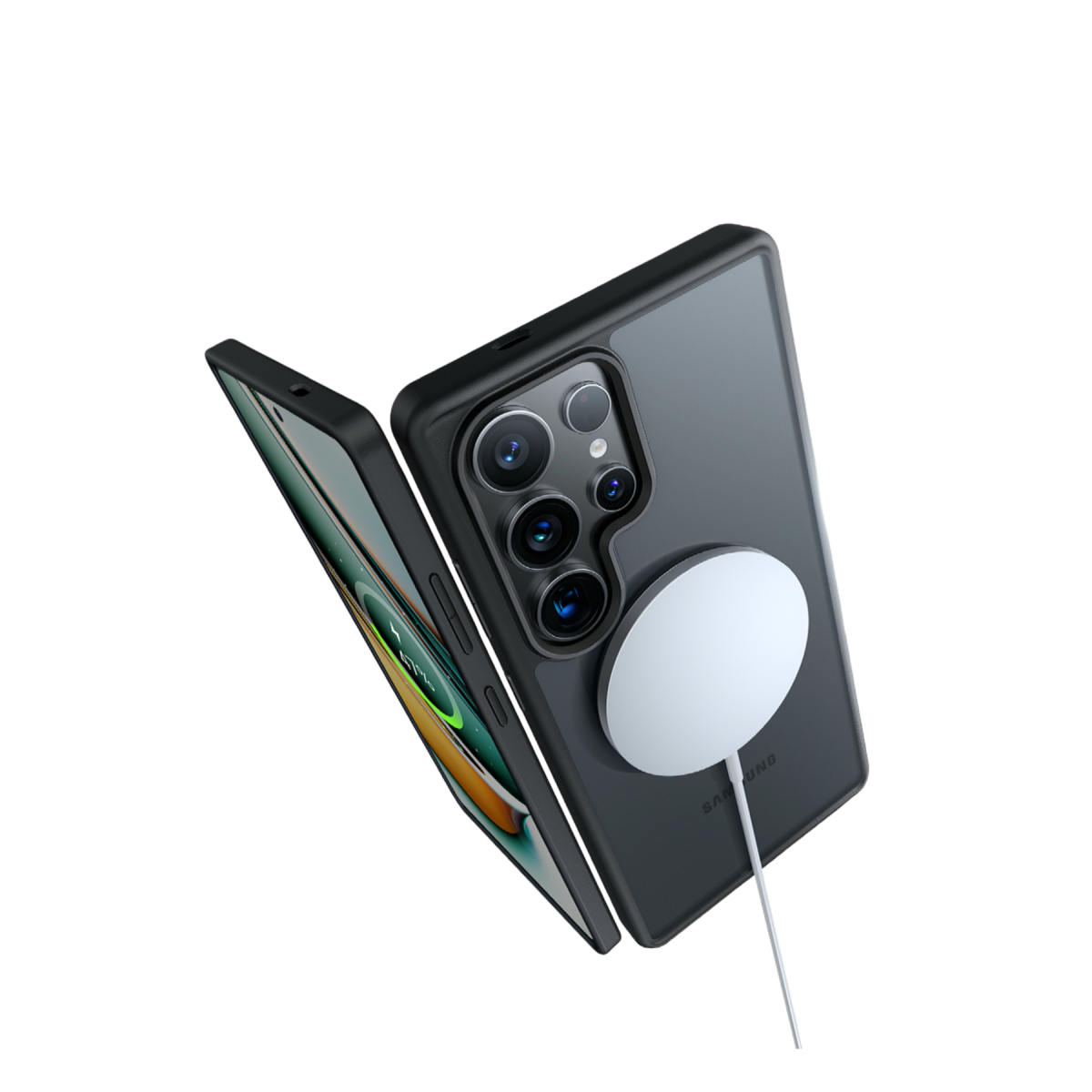 Torras Samsung Galaxy S25 Ultra Guardian Magsafe Kılıf – Siyah görseli 3